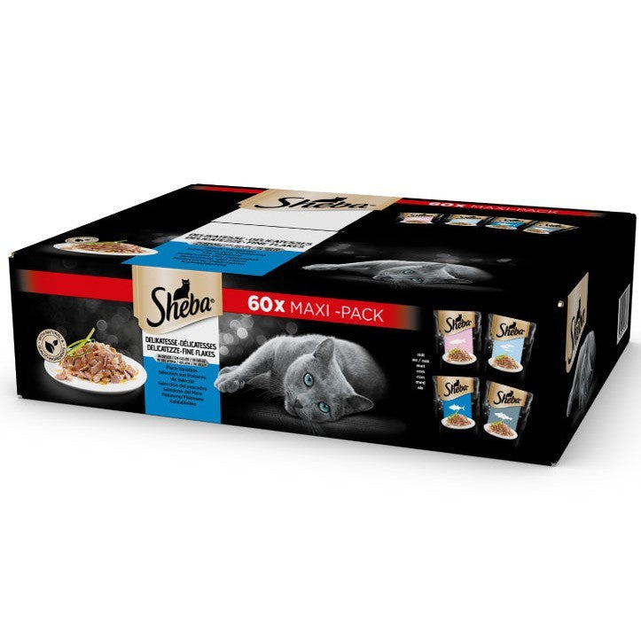 Sheba Delicatezze Selezione del Mare - Multipack 60X85gr Sheba Delicatezze Selezione del Mare - Multipack 60X85gr